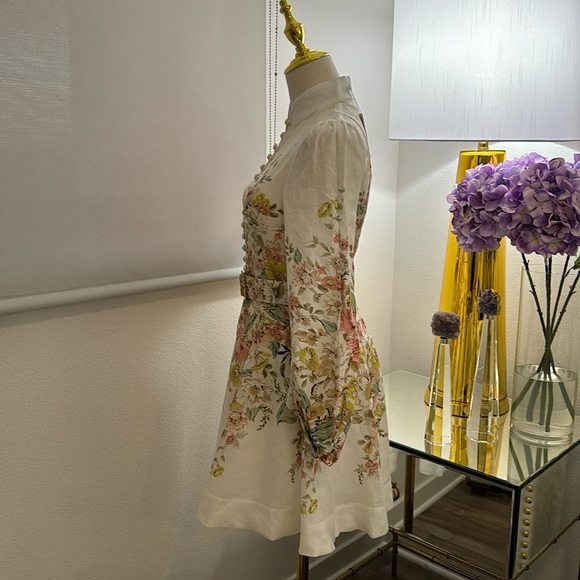 ZIMMERMANN FLORAL DRESS WITH BELT**NEW WITH TAGS ATTACHED** - Picture 6 of 6